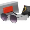 Designers Ray Sunglasses Brand Designer UV400 Eyewear Metal Gold Frame Sun Glasses Men Women Mirror Sunglasses with Box