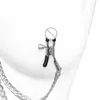 SM Metalen Ketting 4 Klem Clitoris Clip Vrouwelijke Hoofdsteunen Bondage Tepelklemmen Koppels Volwassen Spel BDSM sexy Flirten Speelgoed voor Vrouwen