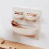 Hooks Rails 2PCS Wandgemonteerd opbergrek Multifunctionele koelkast Schap Zonkjarries Organisatorhouder voor badkamer keuken