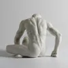 Redução de cerâmica de Veroni queima de escultura masculina moderna e moderna artista de escultura machos