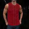 Witte tanktop Men Lace Hollow Out sexy tops zomer kleding mode gym fitness kleding heren slank fit vest shirts 220615