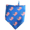 Dog Bandanas American Flag sjaals Independence Day huisdier kostuumaccessoires voor middelgrote grote honden