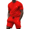 Мужские пляжные дизайнерские спортивные костюмы 2023 Летние костюмы модные футболка для приморских праздничных рубашек Комптаты