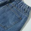 Men's Jeans Men's M-5XL Plus Size Black For Men Fashion Trends Casual Clothing Teen Straight Leg Denim Pants Oversized Distressed
