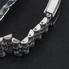 Cinturino cinturino Jubilee Bracciale da uomo in acciaio inossidabile 316L da 20 mm Fibbia argento Glide-Lock per cassa dell'orologio da 40 mm 220622