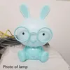 Table Lamps Third Gear Dimming Cartoon Pig Bear Modeling Children Eye Protection Book Light Touch USB LED Christmas GiftsTableTable