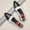 Blogues Men Shoes Pu Leather Round Toe Talon Fashion Casual Fashion Street Party Hollow Curving Splicing Youth Trend British Style Bus7908146