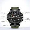 Wristwatches Men's Outdoor Watch 50M Wristproofwatch LED عرض الكوارتز على مدار الساعة الذكور Relogios Masculino Men Digital Sports Watcheswr