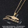 Pendant Necklaces Stainless Steel Jamaica Map 4 Kinds Of Style Gold Color Jamaican Women Country Jewelry GiftPendant231k