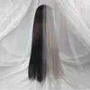 Nxy Wigs Vic Vic's Long Traint Cosplay Cosplay Black White Yellow Red اثنين