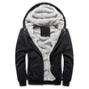 Erkekler için gri kapüşonlu sweatshirtler büyük boy hoodies erkek Kore spor giyim rahat erkek kalın kabarık kış ceketi 3xl 4xl 5xl l220726