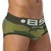 Märke Briefs Men Sexiga Underkläder Män Kamouflage Tryckt Bomull Briefs Men Panties Calzoncillos Hombre Slip Gay Underkläder Penis G220419