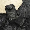 2024 Summer Brand Sying 2 Piece Sets Velvet Velor Women Track Suit Hoodies and Pants Met Breattable Design 50 Oess Juicy Coutoure Tracksuit 3827