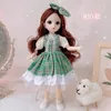 Куклы Симпатичные 12 -дюймовые 30 см. Движимые суставы BJD Кукла сладкие большие глаза мягкие волосы