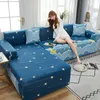 Chair Covers Sectional Sofa Cover For Living Room L Shaped Protector Elastic Anti-dust PrintedChair