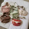 Brand Chain Women's Fanny Pack Grid Leather Waist Bag Shoulder Crossbody Chest Bags Luxury Designer Handbags Female Belt Purses 220609