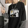 T-shirts pour hommes Tokyo Revengers Anime Tshirt Harajuku Cool Friends Chifuyu Matsuno Takemichi Hanagaki Manga Hommes Patchwork Manches Longues T Shir
