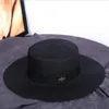 Sol pequeña abeja paja europea y americana retro oro trenzado femenino protector solar suelto sombrilla gorra plana viseras sombreros 220627