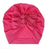 Caps Hats söta bågar Baby Girl Hat Turban Winter Autumn Soft Elastic Nylon Born Toddler Bonnet Girls Capcaps