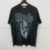 22SS T-shirt Rhude Summer Designer broderi tshirt Mens Tshirts Men Womens Letter Shorts tryck Korta ärmskjortor Toppar Män Loose Tees T-shirt Högkvalitativ AAA