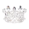 Bakeware Birthday cake decoration Mini Crown Princess Topper Crystal Pearl Tiara Children Hair Ornaments for Wedding Party Cake Decorating Tools