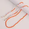 Boho Strap Perlen Brillenketten Damen Lanyard Anti Slip Damen Halskette für Brillen Sonnenbrillen Lanyard