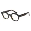 Men Optical Glasses Frame Brand Thick Spectacle Frames Vintage Fashion Round Eyewear for Women The Mask Handmade Myopia Eyeglasses with Case