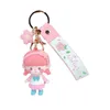 Portachiavi Cartoon Cherry Blossom Girl Doll portachiavi ragazza cuore adorabile ciondolo borsa per auto regalo creativo ornamento personalità