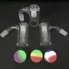 Cachimbos de vidro 14mm coletor de cinzas cachimbo de água acessórios com 10 ml colorido recipiente de silicone recuperador masculino feminino ashcatcher para bong dab rig quartzo banger