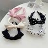 New Fashion Women Headband Double-Layer Bow Knot Hairband Classic Point Headwear Girls Summer Hair Accessories