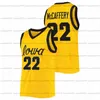 Benutzerdefinierte Iowa Hawkeyes 2022 NCAA College Basketball Trikot 22 Patrick McCaffery 15 Keegan Murray 2 Joe Toussaint 3 Bohannon 55 Luka