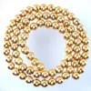 WOJIAER Gold No Magnetic Materials Hematite Stone Round Ball Beads 2 3 4 6 8 10 12mm For DIY Jewelry Making Necklace Bracelet BL303