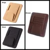 Auto -organisator Duurzame lederen zon Vizier Storte bril Bill Wallet Holder Ticket Clip Auto Interior AccessoryCar