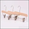 Cabides de madeira para cal￧as de madeira clipe de madeira clipe lx0872 entrega de gotas de madeira rack rack lx0872