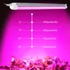 Stock aux États-Unis LED Grow Light 2ft Full Spectrum LEDS Fixture 20W High Output Plant Lighting Fixture Timing Sunlight Remplacement Growing Lights pour plantes d'intérieur 20-Pack