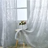 Rideaux rideaux vignes feuilles rideaux en tulle pour le salon des salles de chambre à coucher