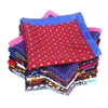 Fashion Men Handkerchief Pocket Square 32 X 32cm Large Man Paisley Dot Chest Hankies For Wedding Mens Suits Hanky