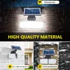 80 COB Solar Light Super Bright Outdoor Lamp Pir Motion Motion Sensor مصابيح جدار مقاومة للماء الإضاءة في الشارع