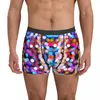 Unterhosen Multicolor Sparkle Unterwäsche Schwarz Glitter Print Beutel Hochwertige Trunk Shorts Slips Sexy Männer Höschen Große Größe 2XLUnterhosen