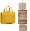 Bagsmart toalettbagage resväska med hängande krok vattenresistent makeup kosmetisk väska researrangör för tillbehör schampo fullstor behållare toalettartiklar