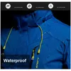 Men Spring Autumn Hiking Fishing Camping Climbing Trekking Jackets Waterproof Breathable Hood 5XL Pants Suit Trousers 220516