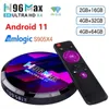 H96 max X4 Amlogic S905X4 TV Box Android 11 4GB 64GB 2.4G&5G Wifi BT5.0 Support Voice Control USB3.0 1000M Set Top-Box