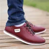 Zapatos informales de negocios de cuero PU para hombre, zapatillas transpirables para exteriores, mocasines de moda para hombre, calzado para caminar, Tenis femenino 220718