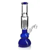 Bubbler des nargues en verre avec arbre à arbre à arbre coloré Perc de conduite d'eau diffuse sous-système avec une couleur de style aléatoire de 14 mm