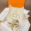 Дизайнер Herme Humbags 2022 New H Family Evelyn Bag Mini Messenger Togo кожаная мода Универсальная ведро 232M