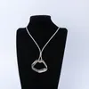 Подвесные ожерелья Женские ожерелье простые три цвета, завязанные в ручной веревке, подвески винтажные ювелирные украшения длинные галлеры