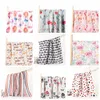 Baby Muslin Swaddle filt Nyfödd bambu bomull Svadlande digitala tryckta blommor djur badhanddukar spädbarn wrap kläder sängkläder gce13820