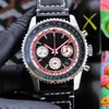 Mens Watch Multifunctional Quartz Movement Watches 43mm Fashion Business Wristwatch Montre de Luxe