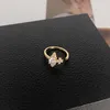 Western Queen Zircon Shiny Saturn Rings Luxury High-end Design Copper Gold-Plated Ins Style Planet Wedding Couple Cuff Ring Womens Designer Jewelry VN-135