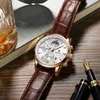 Lige Mens Watches Business Fashion Watch Man Top Brand Brand Luxury Leature Wristwatch Quartz Cronógrafo Relógio Automático à prova d'água 220530